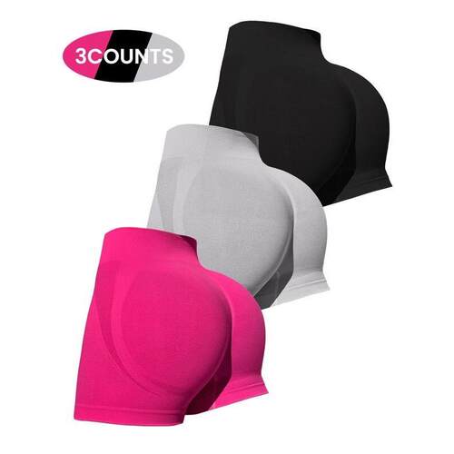 Y 68389 Seams Waistband Yoga Shorts 运动短裤