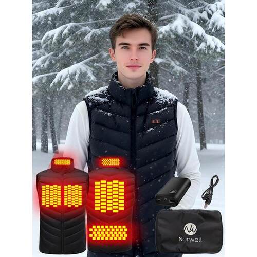 T 47353 USB Heating Vest Winter Warm Vest USB加热保暖马甲