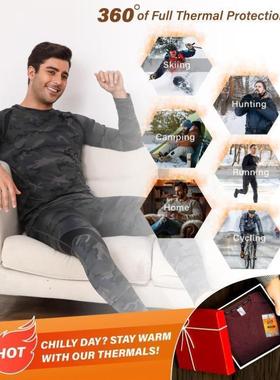 n's Thermal Top And Bottom Set Undeear Long Johns Base