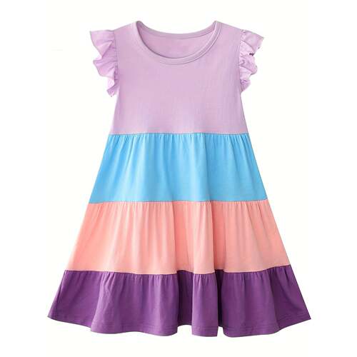 T 30848 Cartoon Print Princess Dress 卡通公主裙