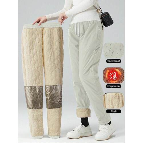 S 86539 Windproof Waterproof Ski Pants 加绒保暖冲锋裤
