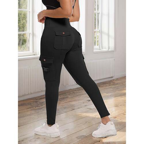 G 10301 High Waist Yoga Pants with Pockets 腰瑜伽裤