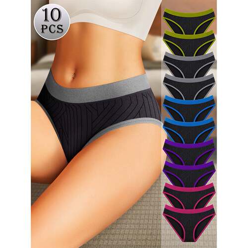 H 87243 Colorful Seams Underwear 撞色内裤