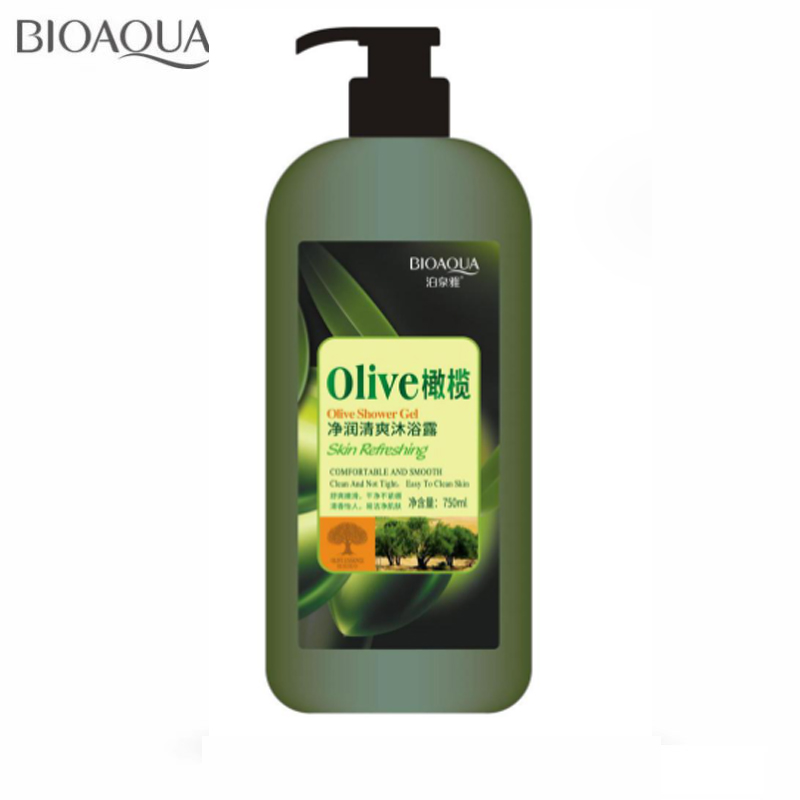 2PCS Olive Shower Gel Bath wash Lotion橄榄沐浴露750ml 2瓶