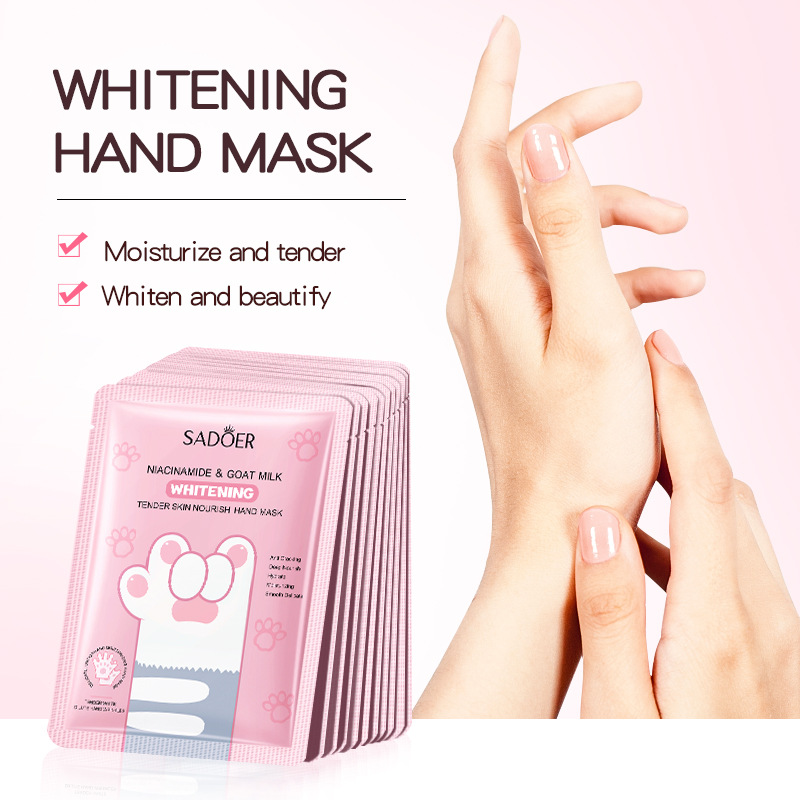 12PCS SADOER TENDER SKIN NOURISH HAND MASK