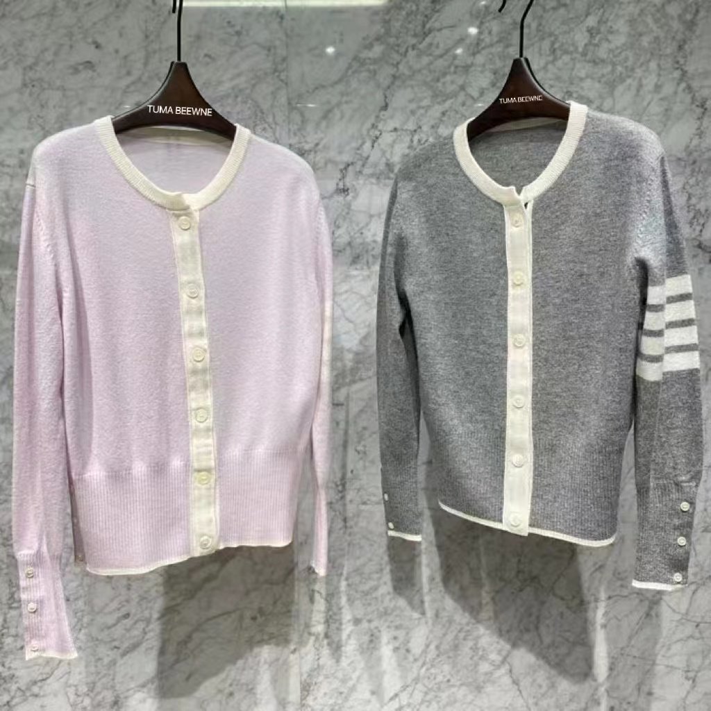 秋冬季TUMA TB撞色羊毛开衫针织衫门襟圆领百搭毛线休闲外套上衣,女装/女士精品,毛针织衫,淘宝优惠券,粉丝福利购,淘宝优惠卷