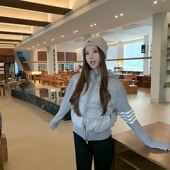 羽绒服拼接针织90白鸭绒四杠羽绒外套厚 TB冬季 赠退货宝 TUMA