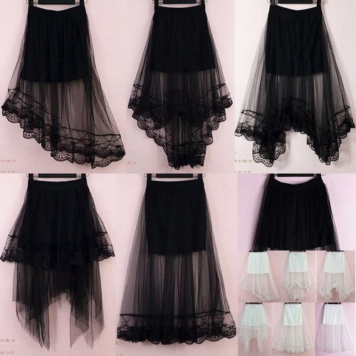 前短后长不规则下摆裙子燕尾裙黑色纱裙中长款半身裙女夏2018新。在类目 女装/女士精品, 半身裙中 - 来自Buy2taobao.com提供专业的淘宝代购服务