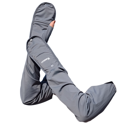 骑车开车专用，冰丝袖套手套一体