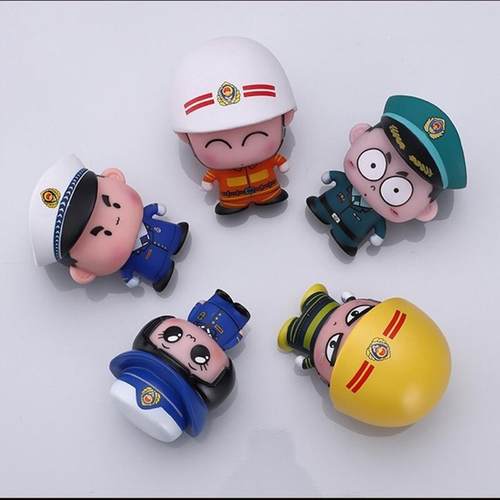 消防员公仔摆件手办玩具