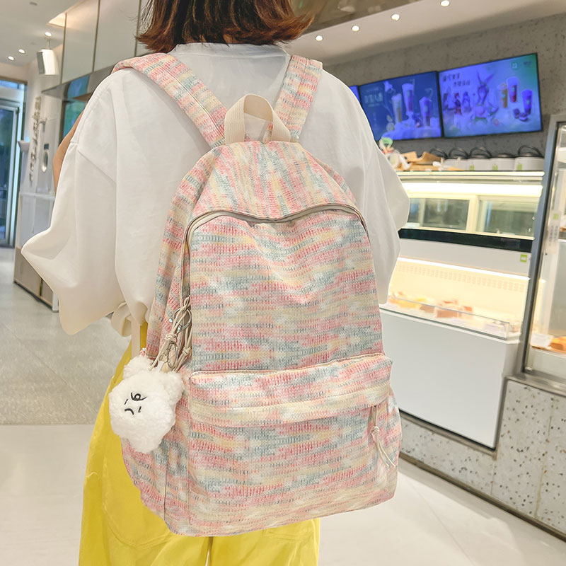 书包女小学生三到五六年级韩版初中生大容量百搭高中日系双肩包潮