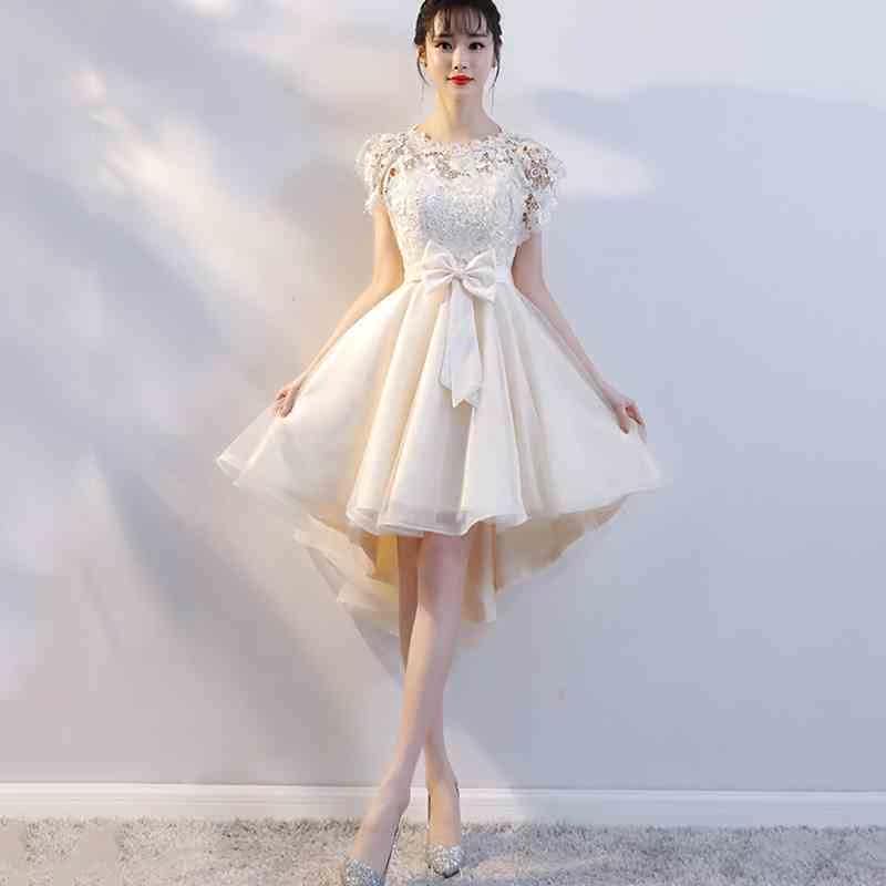 冬季礼服伴娘服女婚纱2018新款新娘小礼服显瘦宴会连衣裙晚礼服装|ruв категории Женская одежда, Cвадебные платья, платье/вечернее платье - от Buy2taobao.com для оказания профессиональной услуги покупки агента Taobao