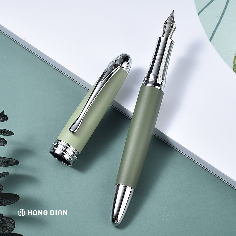 向鱼弘典莫兰迪钢笔女士高档精致书法送礼男学生练字专用文艺复古送吸