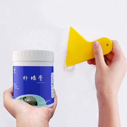补墙膏墙面修补翻新白色内墙乳胶漆修复刷墙漆神器家用防水腻子膏