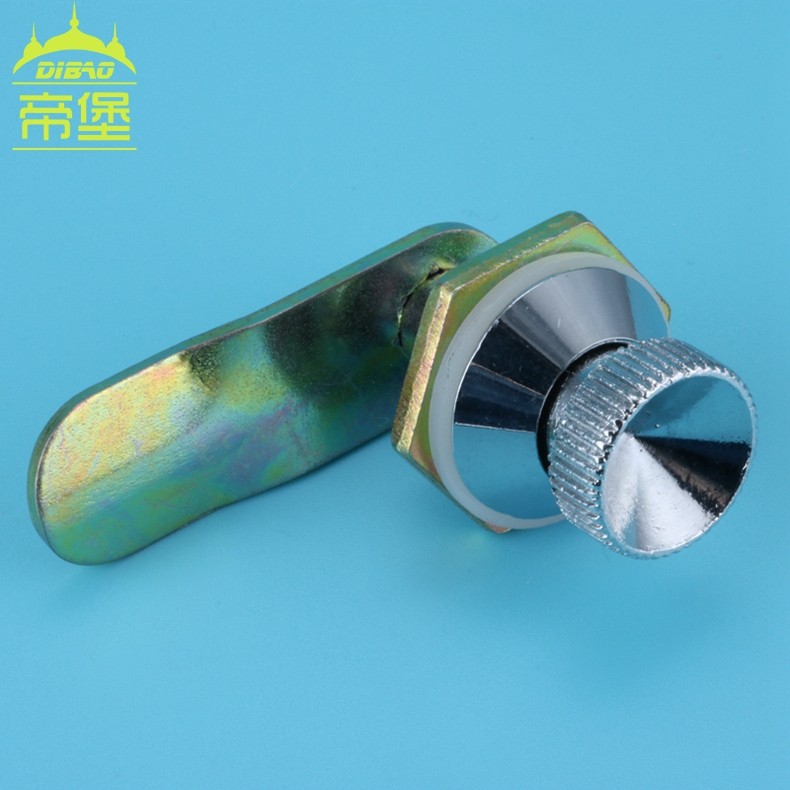 帝堡 ms403-a 按钮型圆柱锁 全塑电控箱锁开关柜门锁