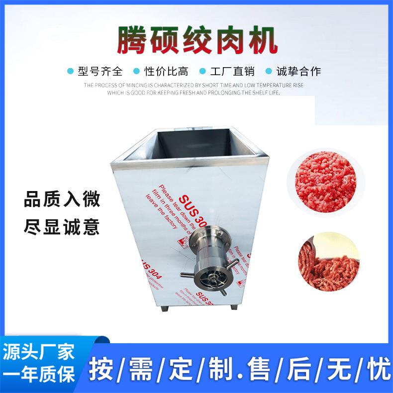 商用全自动大型大蒜绞碎机大蒜粉碎机商用冻肉绞肉机厂家制造