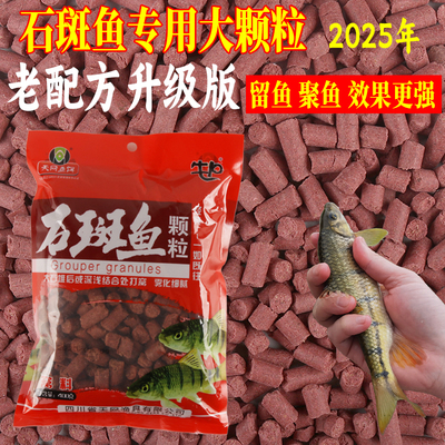 2025年升级款天网石斑鱼打窝颗粒急流马口小白条翘嘴窝料颗粒溪流