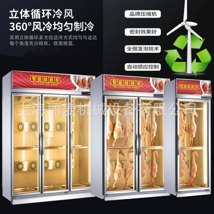 三门晾胚柜 单门烧腊北京烤鸭风干柜 双门叉烧脆皮五花肉展示柜