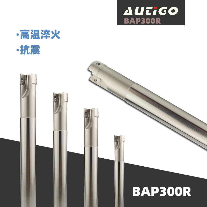 AUTIGO数控铣刀杆 BAP300R加硬抗震立铣刀杆 90度21/17R0.8直角