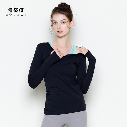 洛姿淇瑜伽服长袖套指
