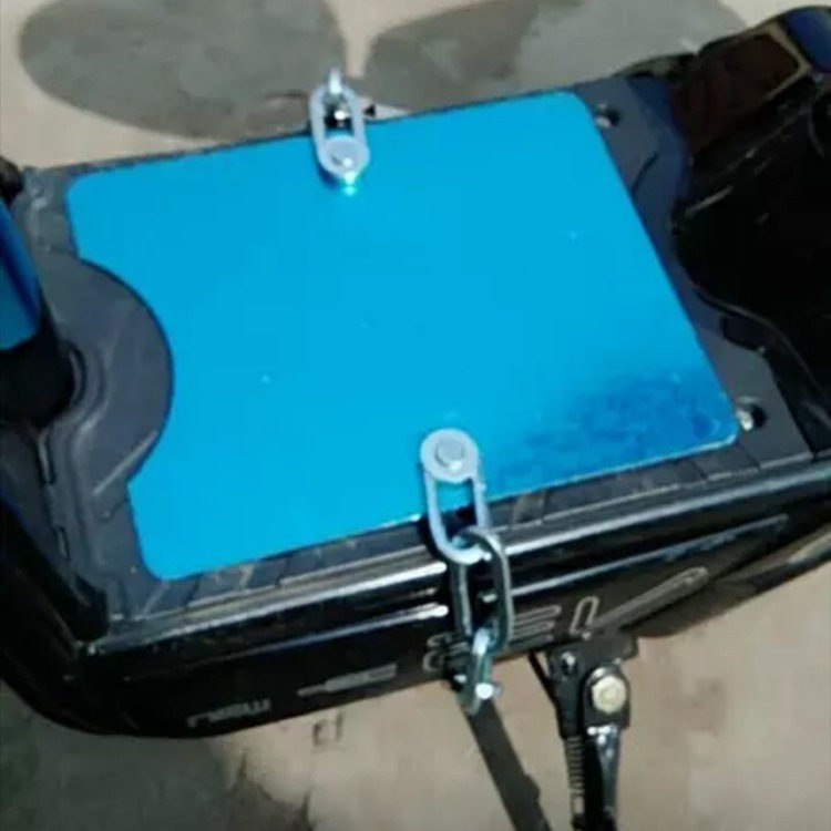 电动车电池防盗神器电瓶锁踏板锁电动车电源电池锁防盗锁 摩托车