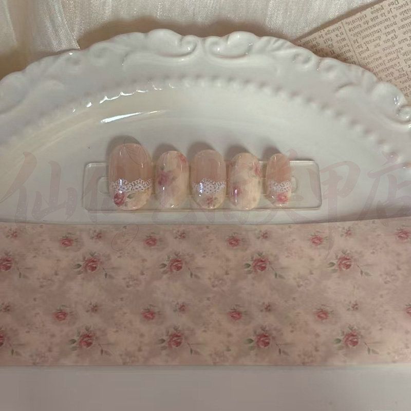 蕾丝转印纸干枯玫瑰伊甸