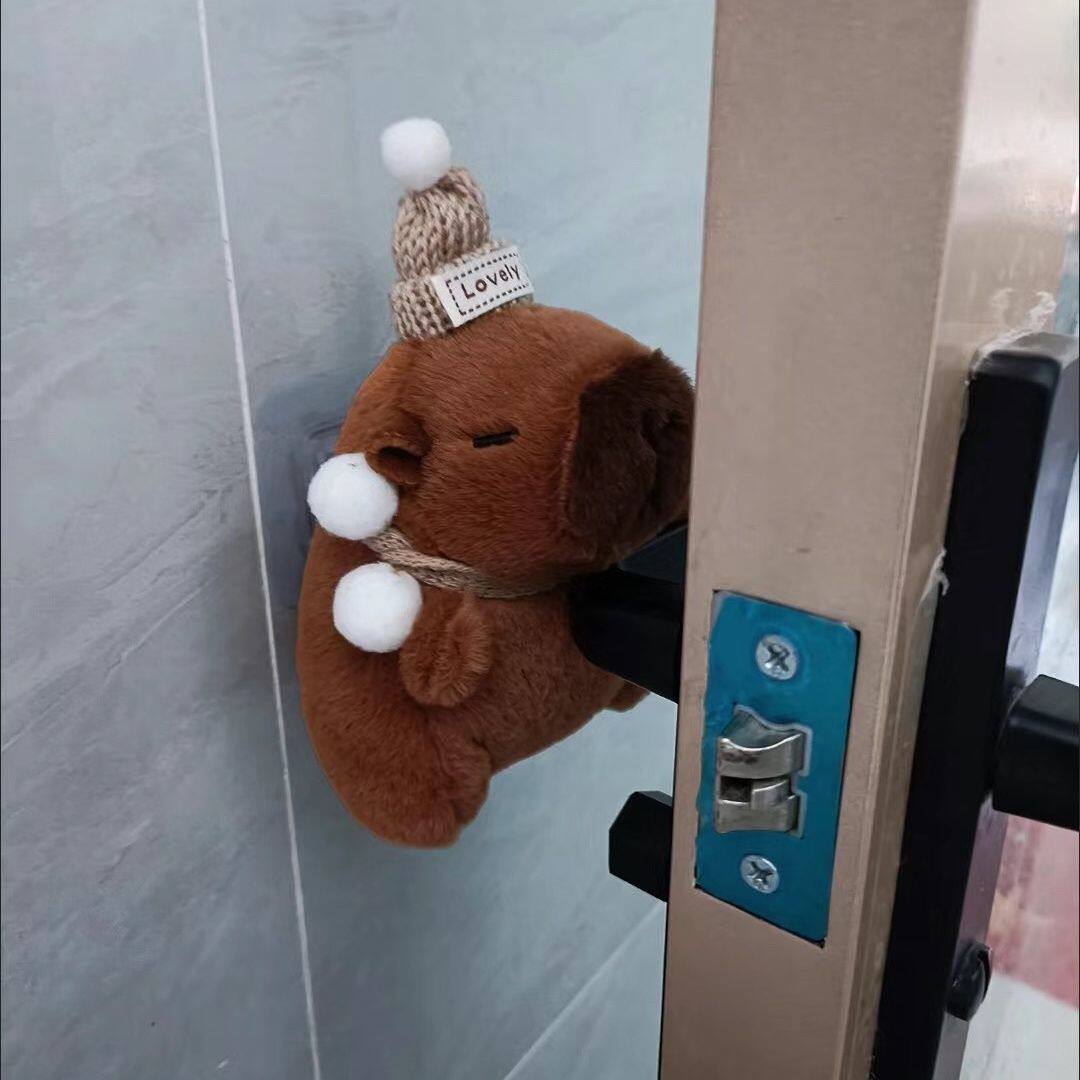 智能门锁防撞神器防撞可爱卡皮吧啦静音防撞垫门后墙面卧室关门缓