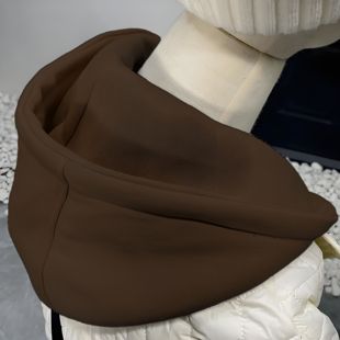 衣服上配的假帽子单买可拆卸纽扣羽绒服百搭新款男女单独领子假领