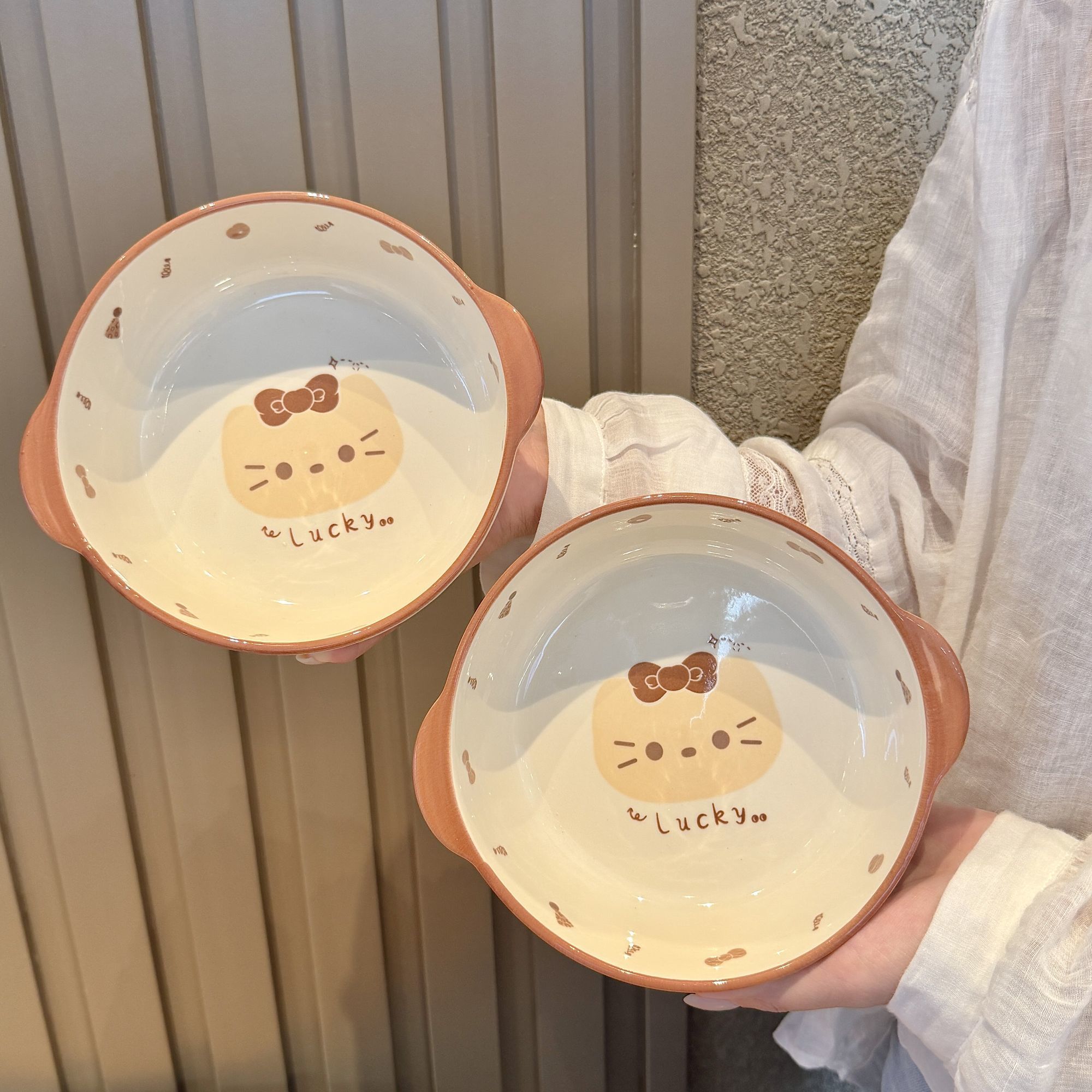 女士个人专用碗奶fu咖棕