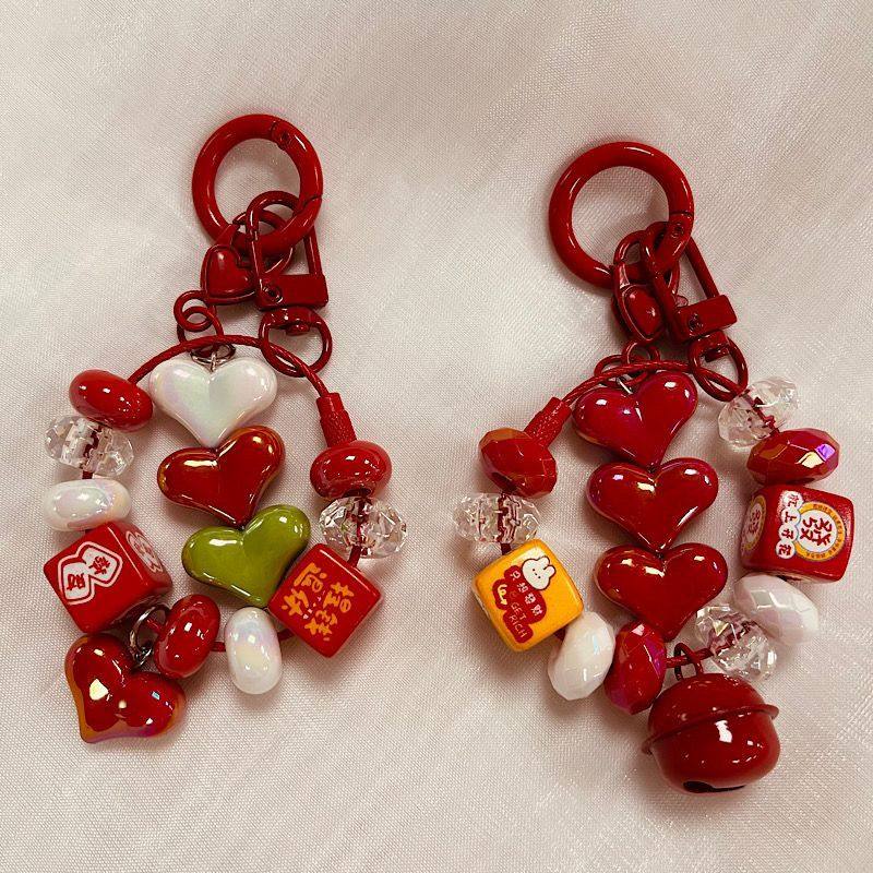 氛围感手机链新年暴富发财卡通挂饰手链条兔子2026年新款手工串珠,3C数码配件,手机挂件/手机链,淘宝优惠券,粉丝福利购,淘宝优惠卷