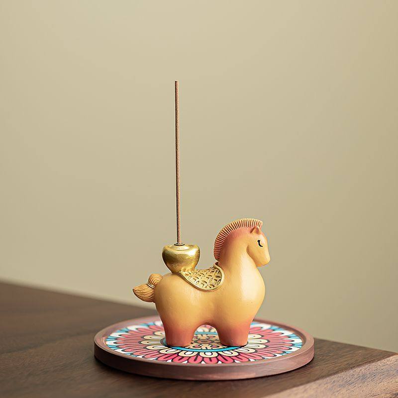 插香固定器马上有钱香插摆件香炉家用室内中式送礼香插香座茶台桌,家居饰品,香薰托盘,淘宝优惠券,粉丝福利购,淘宝优惠卷