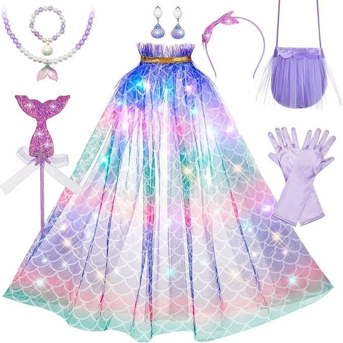 彩虹儿童披风【8件套】发