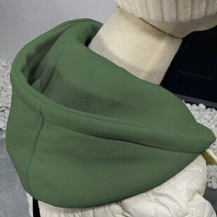 衣服上配的假帽子可拆卸单买领子羽绒服可拆卸帽子时尚百搭款