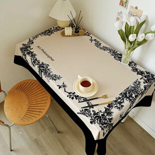 桌子遮盖布中式风桌布新复古茶几餐桌专用长方形盖布卧室家居高级