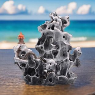 简单 饰英石造景套餐 一石成景鱼缸造景青龙石假山 山峰造型草缸装