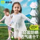运动服上衣儿童冰丝短袖 女童速干T恤2025夏季 薄款 女孩凉感水母衣