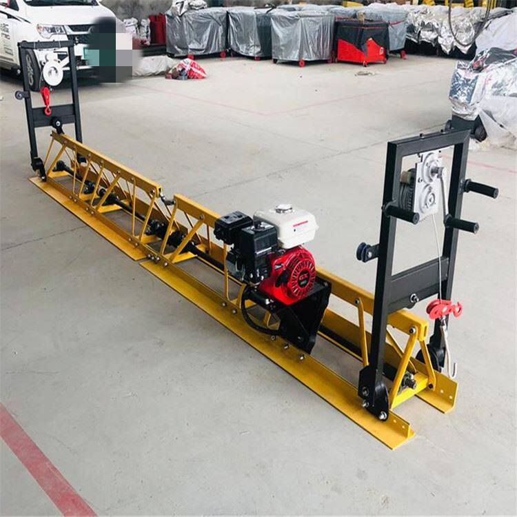 路面框架式振动梁 混凝土振捣摊铺整平机 电动公路铺平机