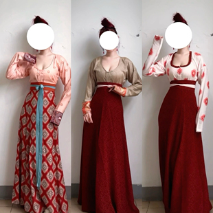 青泠谷复原低圆领大襟衫八破裙汉服