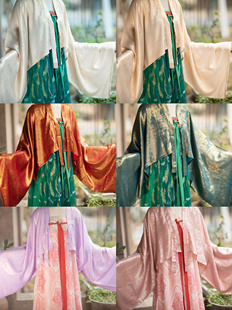 青泠谷浮光跃金六色法门寺披衫唐制复原汉服