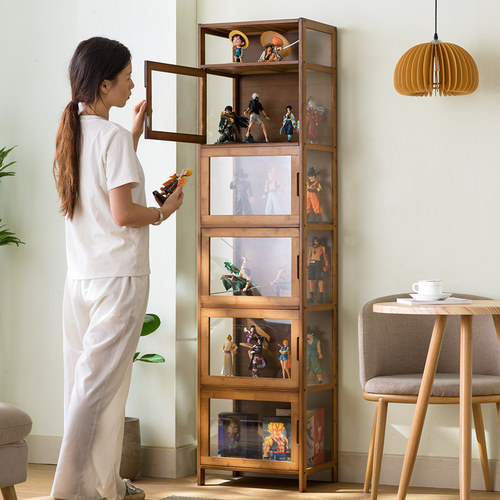 手办展示柜吧唧亚克力展示架非玻璃产品陈列柜子货架模型玩具烟柜