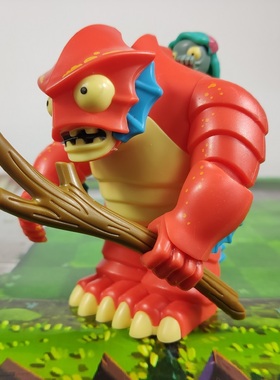 植物大战僵尸玩具大号深海巨人僵尸僵王可弹射头部美人鱼小鬼玩B'