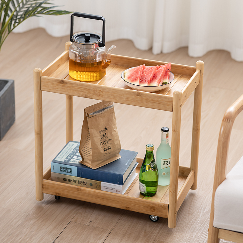 拓爵现代简约带轮可移动小边几