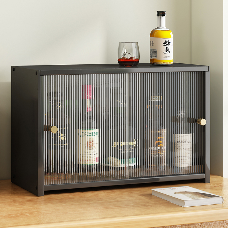 【多功能桌面收纳神器】防尘酒柜