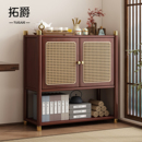 小型茶具茶台 中古风小茶几客厅家用非实木茶桌侧边茶水柜2025新款