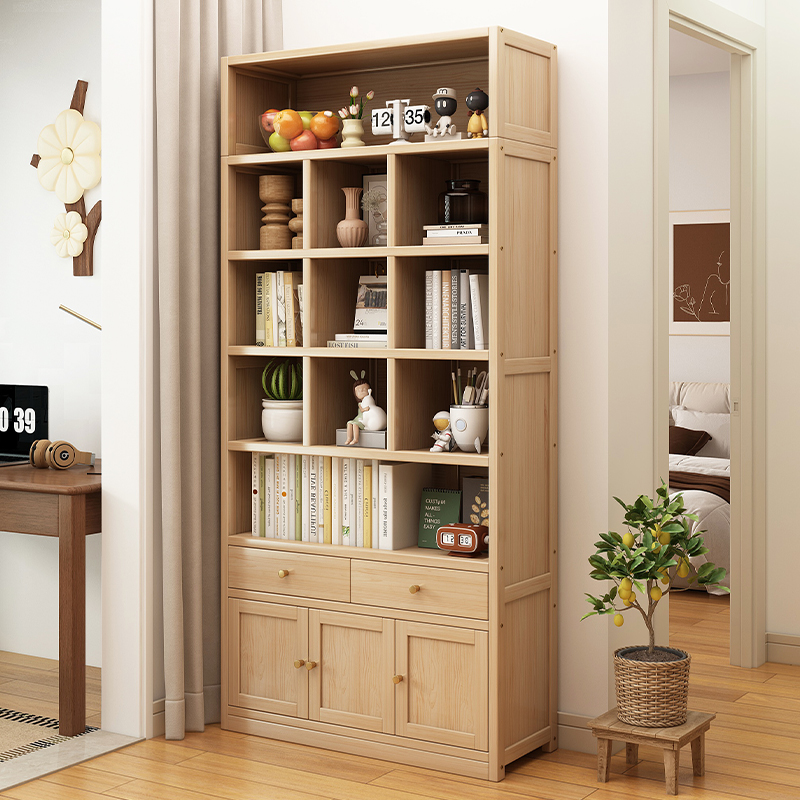 【加固新升级！】实木多层书架