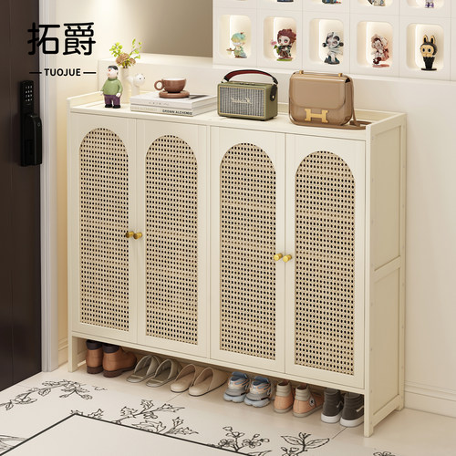 【高颜值鞋柜！】奶油风新款鞋架