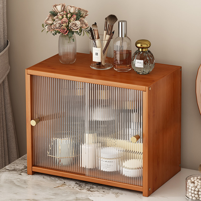 化妆品收纳盒桌面亚克力防尘置物架梳妆台小型展示架非实木储物盒,收纳整理,桌面收纳盒,淘宝优惠券,粉丝福利购,淘宝优惠卷