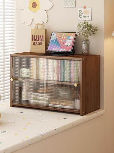 凸窗书柜储物柜家用小公寓窗台储物架非实木卧室窗杂物储物柜