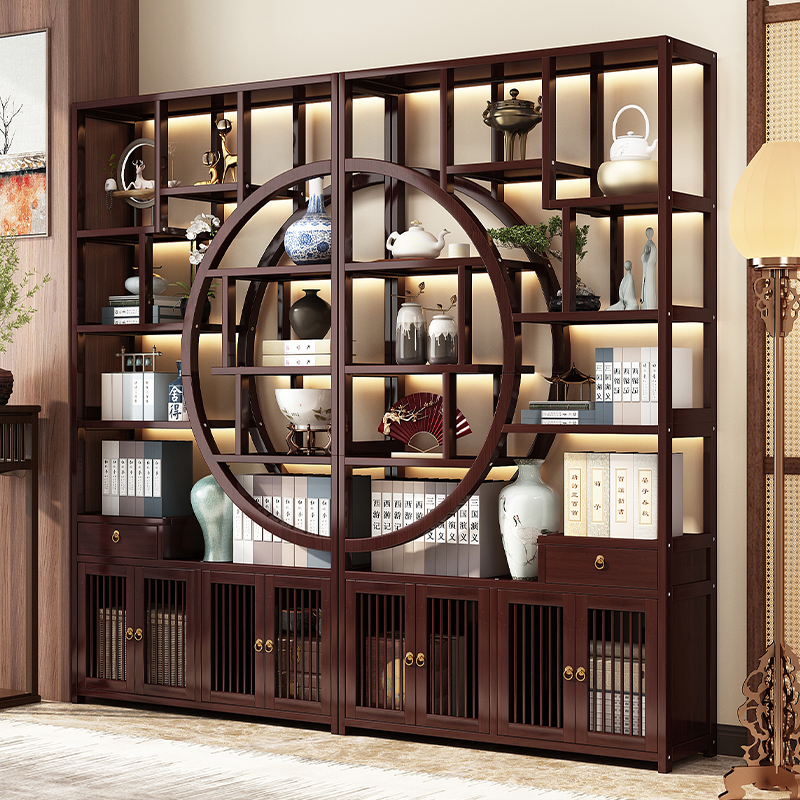 【稳固不晃】新中式博古架