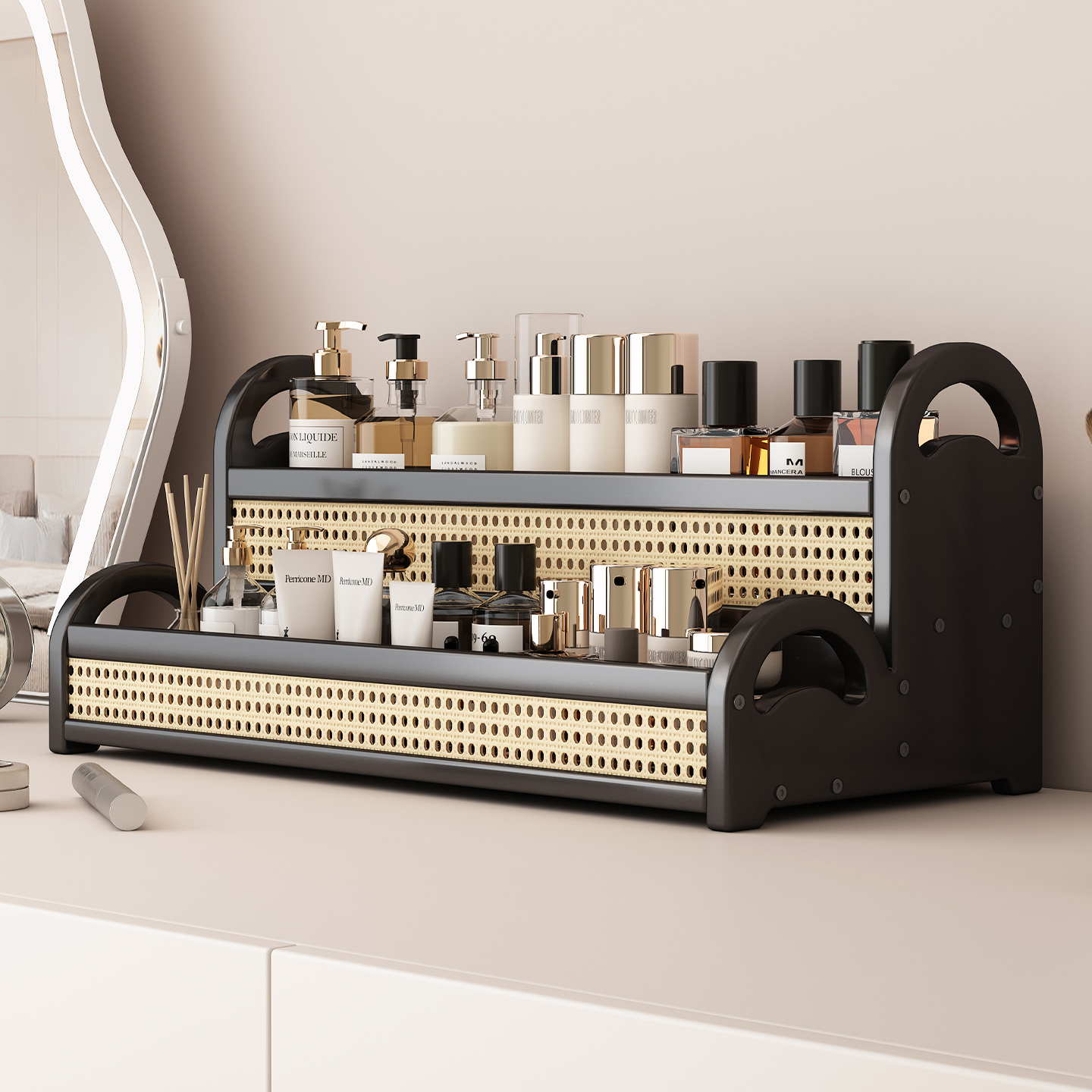 【护肤品收纳神器！】台面置物架